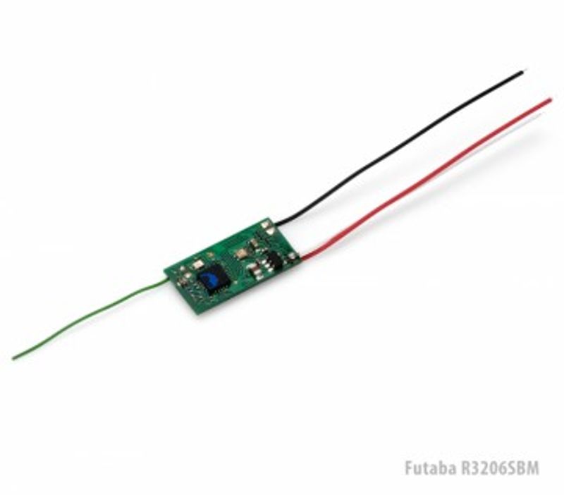 Futaba Mottagare R3206SBM Mikro 6K T-FHSS För inomhusflyg