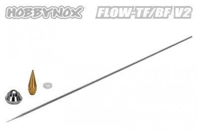 FLOW-TF V2 Airbrush Top Feed 0.3/0.5/0.8mm 2/5/13cc 1.8m Slang