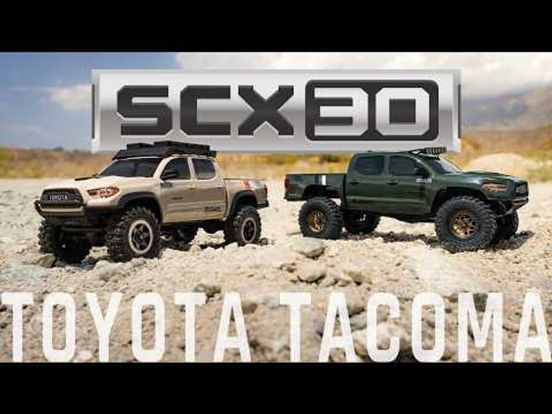Axial 1/30 SCX30 Toyota Tacoma TRD Pro 4X4 RTR Rock Crawler Brun - Batteri & Laddare ingår