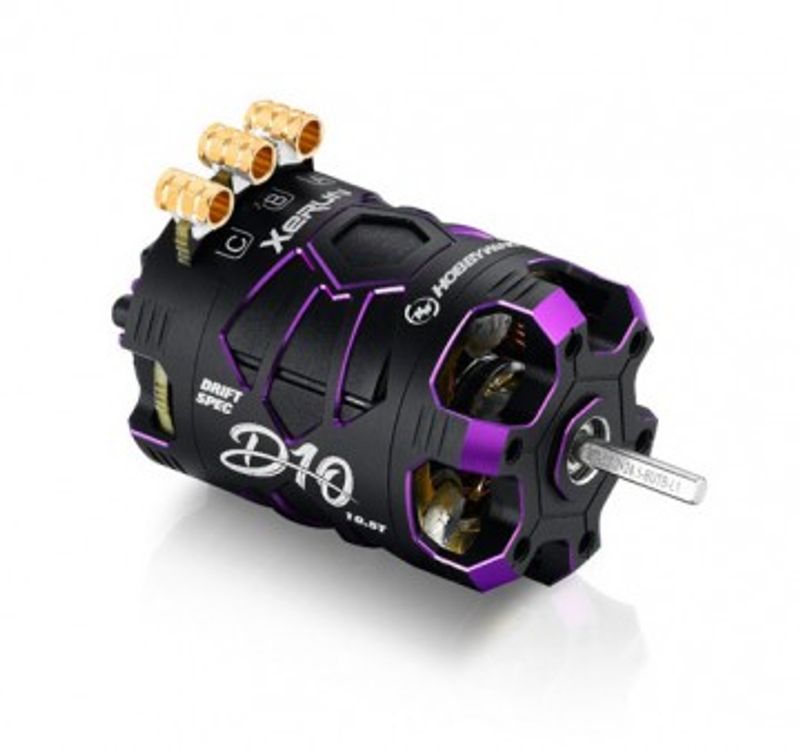 Hobbywing Motor XeRun D10 10.5T Lila Drift BL Sensored