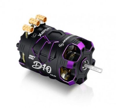 Hobbywing Motor XeRun D10 13.5T Lila Drift BL Sensored