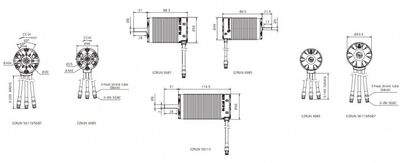 Borstlös Motor EzRun 56113 (4985) 800kv Sensorlös