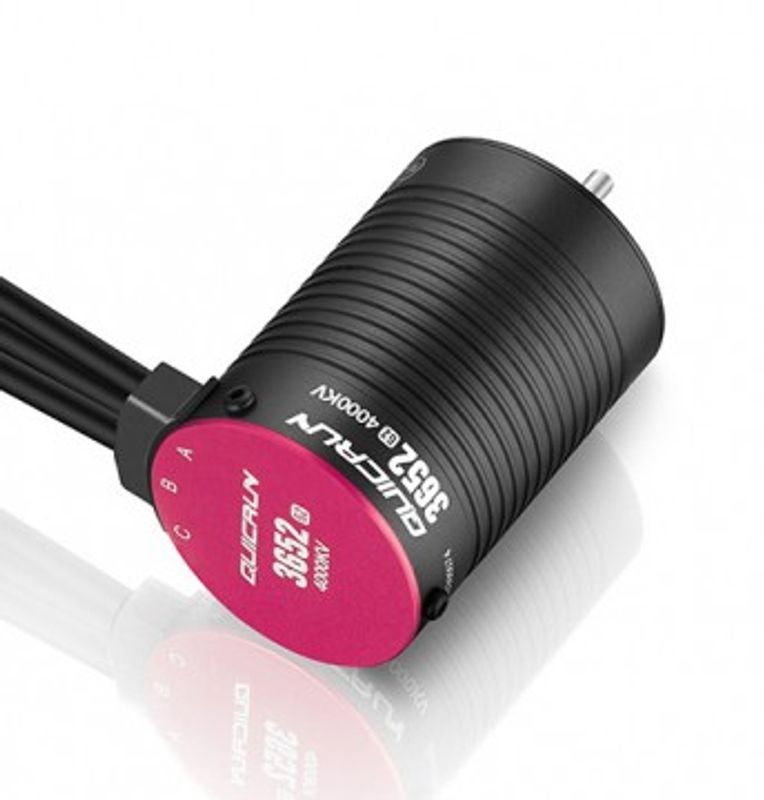 Hobbywing Motor QuicRun 3652SL 3250kV G2 Sensorlös 1/10 (3,17mm Axel)