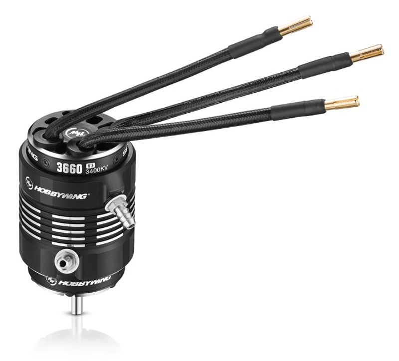 Hobbywing Motor Seaking 3660SL 3400kV Black V2 Båt 2-3S