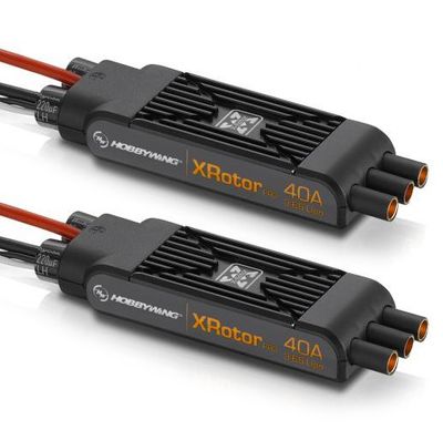 Hobbywing XRotor Pro 40A Fartreglage 3-6S 3.5mm Kontakter (utan Kablar) Multirotor (2)