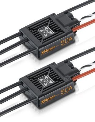 Hobbywing XRotor Pro 50A Fartreglage 4-6S 3.5mm Kontakter Multirotor (2)