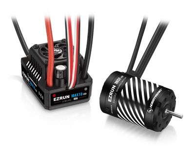 Hobbywing EzRun Combo MAX10 G2S 80A  - 3652SD 5400kV Black G3 1/10