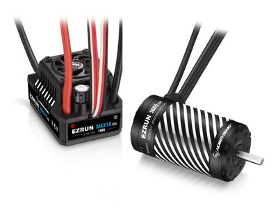 Hobbywing EzRun Combo MAX10 G2S 140A  - 3665SD 3200kV Black G3 1/10