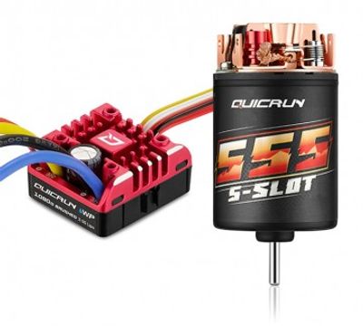 Hobbywing QuicRun Combo 1080 G2 - 555 13T 1/10 Crawler