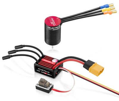 Hobbywing QuicRun Combo WP 16BL30 G2 - 2030SL 7800kV G2 1/16