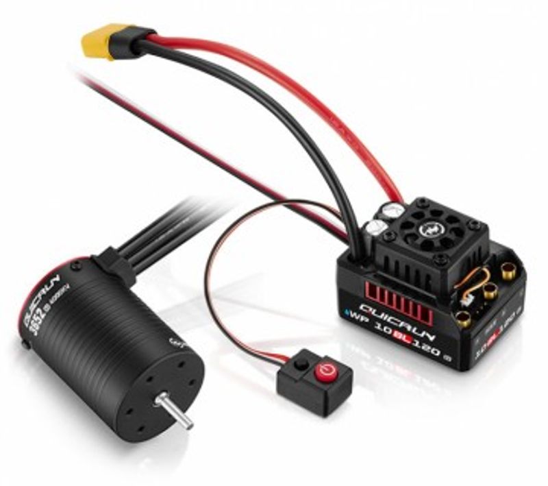 Hobbywing QuicRun Combo 10BL120 - 3652SL 3250kV G2 1/10