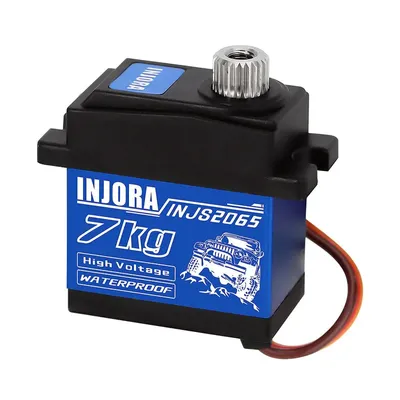 INJORA 7KG High Voltage Waterproof 2065 Digital Servo with Mount for 1/18 TRX4M Upgrade