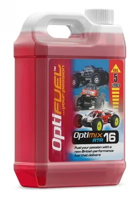 Optimix RTR Bränsle 16% Nitro 15% Olja 5L  OBS!! endast avhämtning i butiken  OBS!!