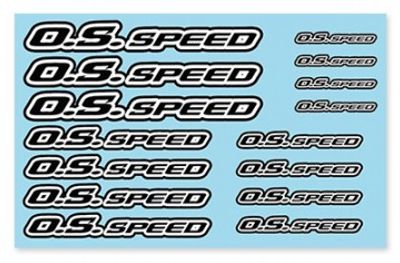 O.S.SPEED Pro Decal 2023 Svart