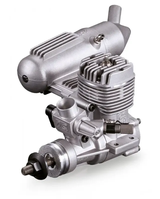 O.S.ENGINE MAX-25FXII 4.07cc 2-takts flygmotor med ljuddämpare