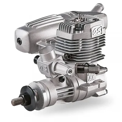 O.S. ENGINE MAX-35AX 5.77cc 2-takts flygmotor med ljuddämpare