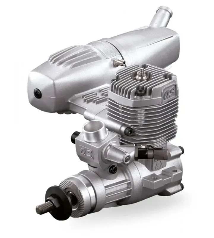 O.S. MAX-55AX 8.93cc 2-takts flygmotor med ljuddämpare