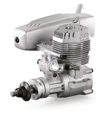 O.S. Engine MAX-95AX Ring 15.55cc 2-takts flygmotor med ljuddämpare