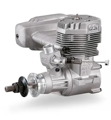 O.S. MAX-120AX Ring 20cc 2-takts flygmotor med ljuddämpare