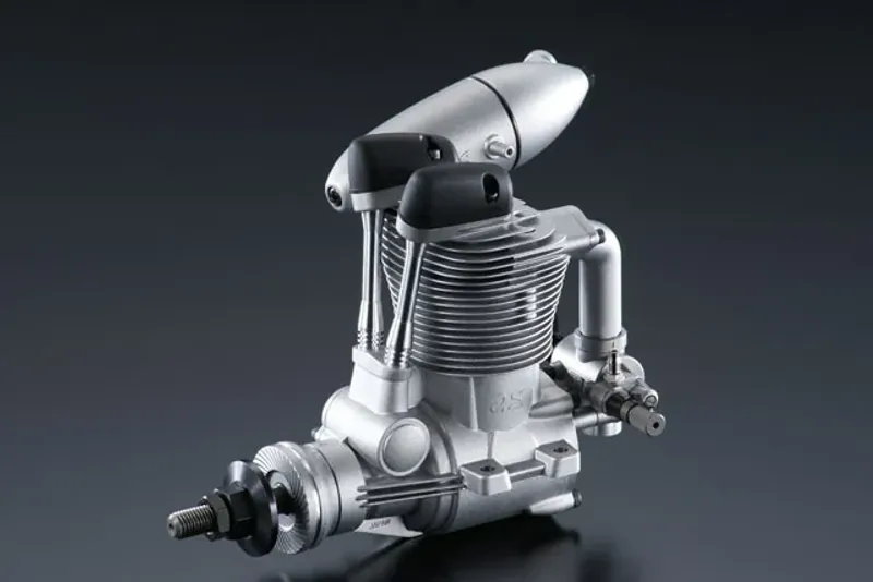 O.S. Engine FS-95V 15.59cc 4-takts flygmotor med ljuddämpare