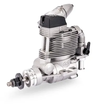 O.S.ENGINE FS Alpha-56 II 9.32cc 4-Takts Flygmotor med Ljuddämpare