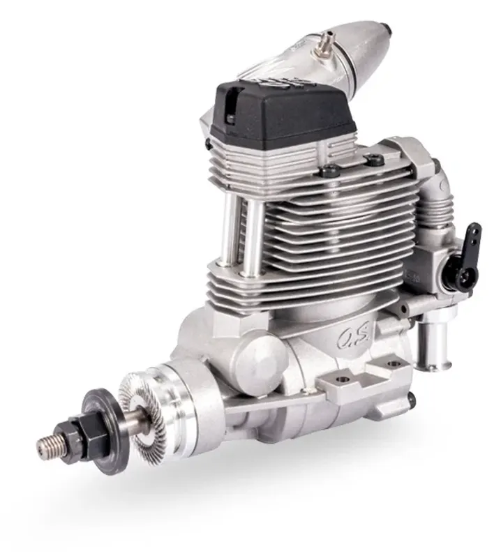 O.S.ENGINE FS Alpha-56 II 9.32cc 4-Takts Flygmotor med Ljuddämpare