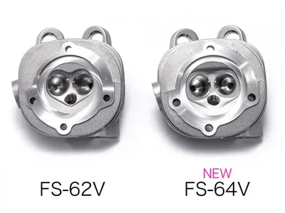 O.S. ENGINE FS-64V 10.46cc 4-takts flygmotor med ljuddämpare