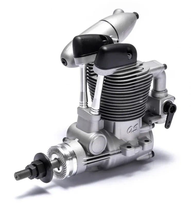O.S. ENGINE FS-64V 10.46cc 4-takts flygmotor med ljuddämpare