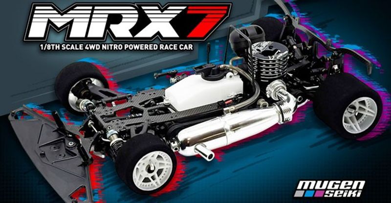 Mugen MRX7  1/8 TRACK NITRO CAR ( BYGGSATS)
