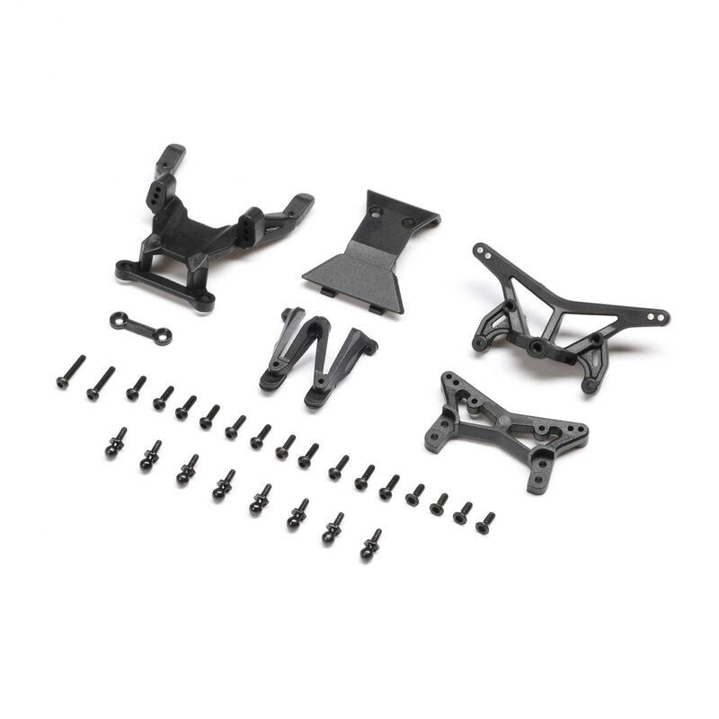 Stötdämpartorn Fram & Bak, Bumper Losi Micro-B