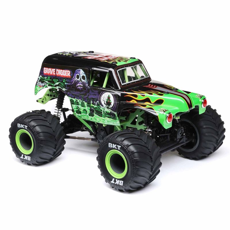 Losi Mini LMT 4x4 1/18 Brushed Monster Truck RTR Grave Digger