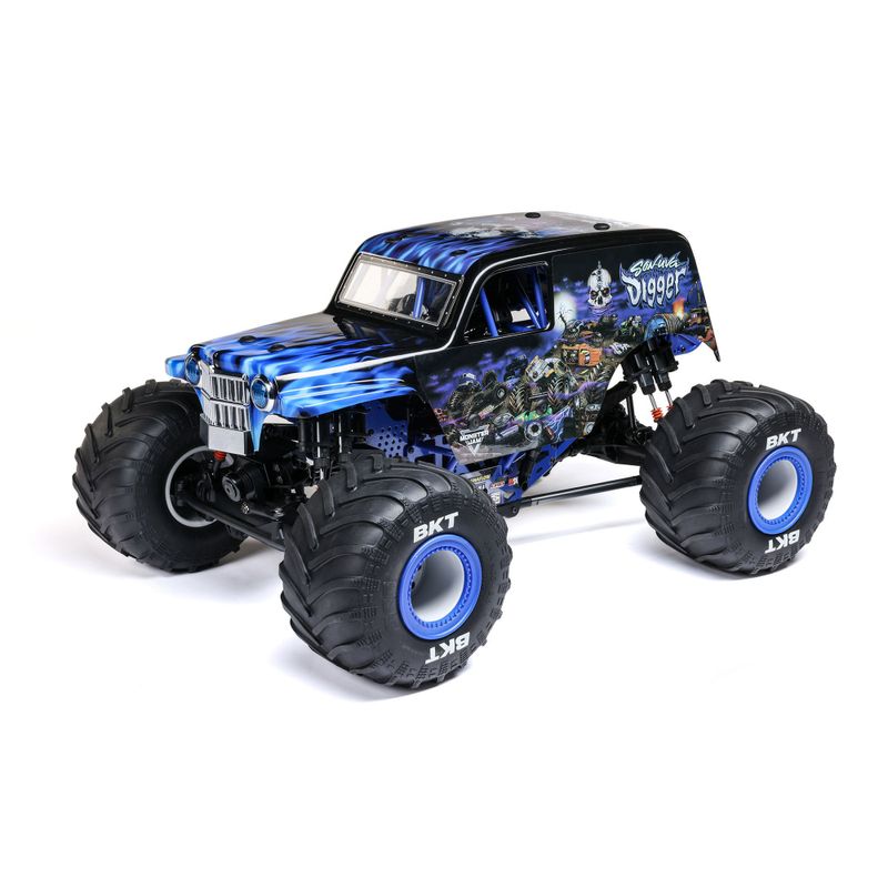 1/8 LMT 2.0 Grave Digger 4X4 borstlös monstertruck med stela axlar, RTR (utan batteri/Laddare)