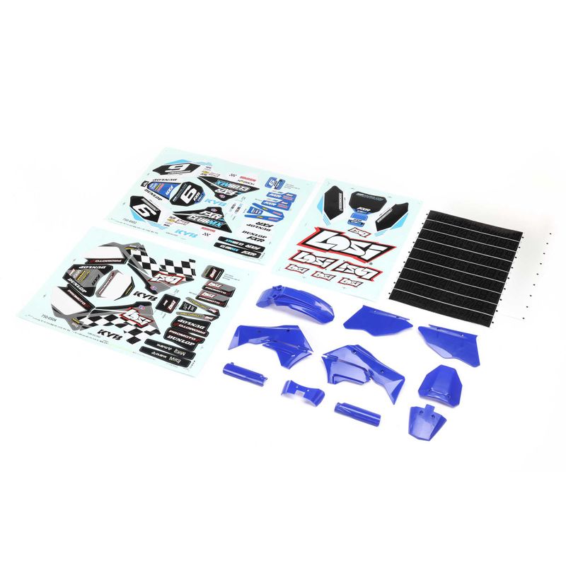 Blue Plastics With Wraps Promoto-MX
