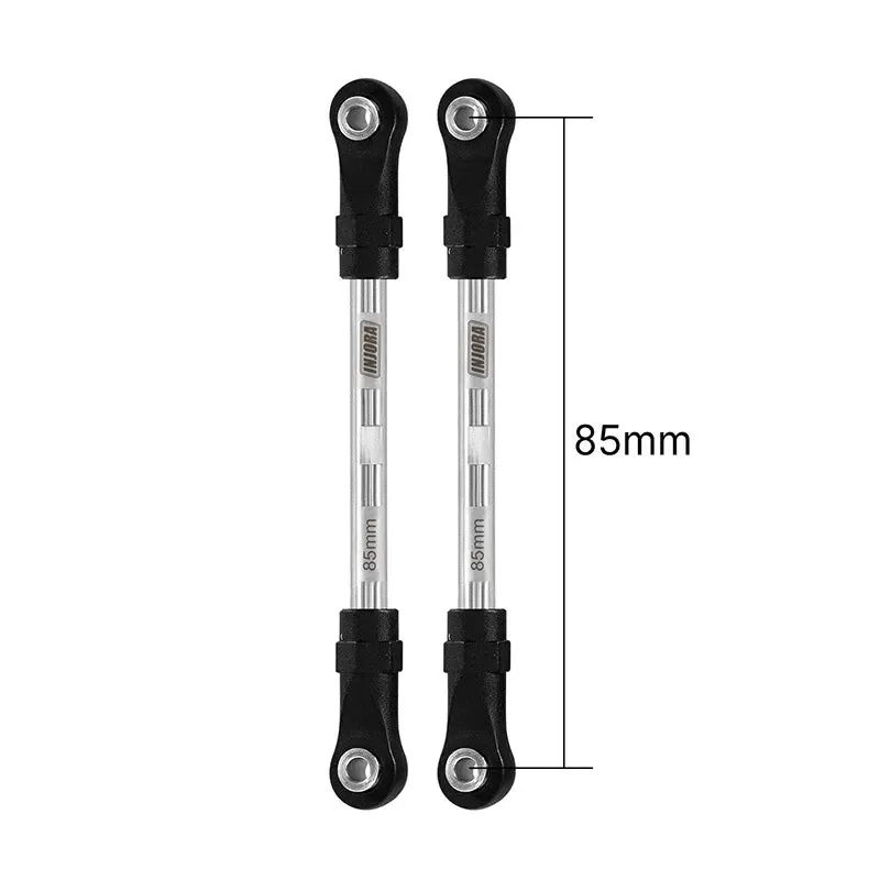 INJORA Stainless Steel Links with Rod Ends for 1/10 RC Crawler 85mm