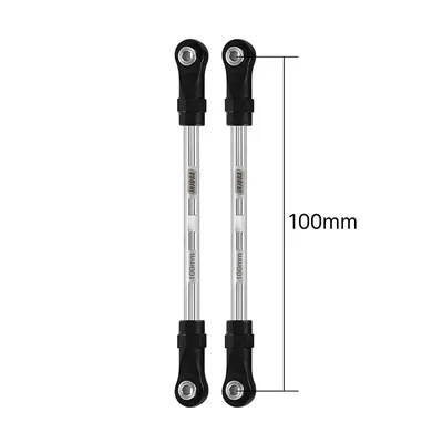 INJORA Stainless Steel Links with Rod Ends for 1/10 RC Crawler 100mm