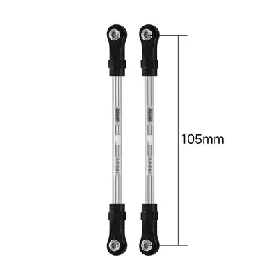 INJORA Stainless Steel Links with Rod Ends for 1/10 RC Crawler 105mm