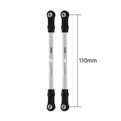 INJORA Stainless Steel Links with Rod Ends for 1/10 RC Crawler 110mm
