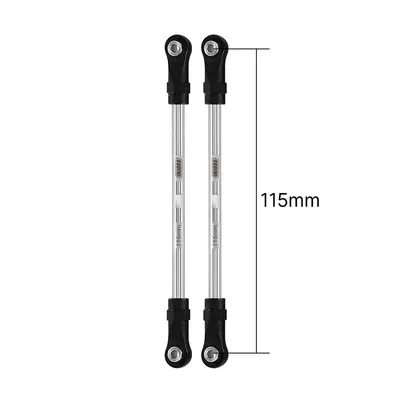 INJORA Stainless Steel Links with Rod Ends for 1/10 RC Crawler 115mm