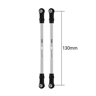 INJORA Stainless Steel Links with Rod Ends for 1/10 RC Crawler 130mm