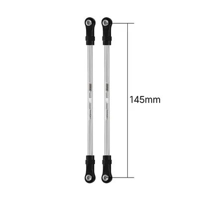 INJORA Stainless Steel Links with Rod Ends for 1/10 RC Crawler 145mm
