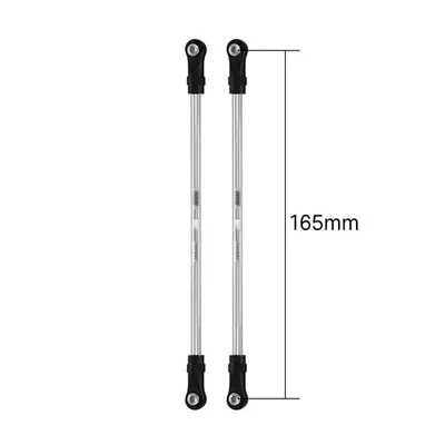 INJORA Stainless Steel Links with Rod Ends for 1/10 RC Crawler 165mm