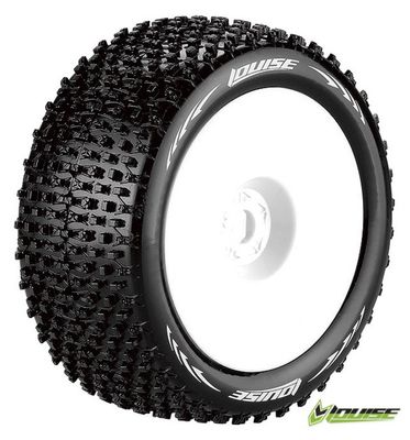 Louise RC Däck & Fälg T-PIRATE 1/8 Truggy Soft Vit 0-Offset (2) – bild 1