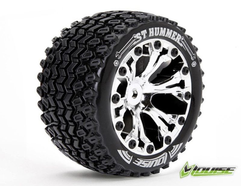 Louise RC Däck & Fälg ST-HUMMER 2,8" Krom 0-Offset (2) – bild 1