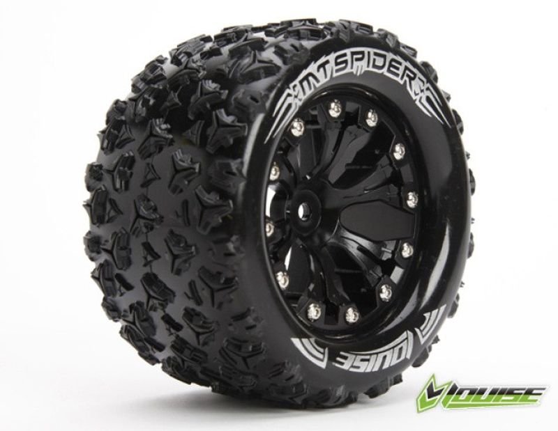 Louise RC Däck & Fälg MT-SPIDER 2,8" Svart 0-Offset (2) – bild 1