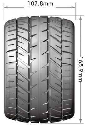 Louise RC Däck & Fälg MT-ROCKET 3,8" Sport (Lös 17mm Hex 0" & 1/2" Offset) – bild 2