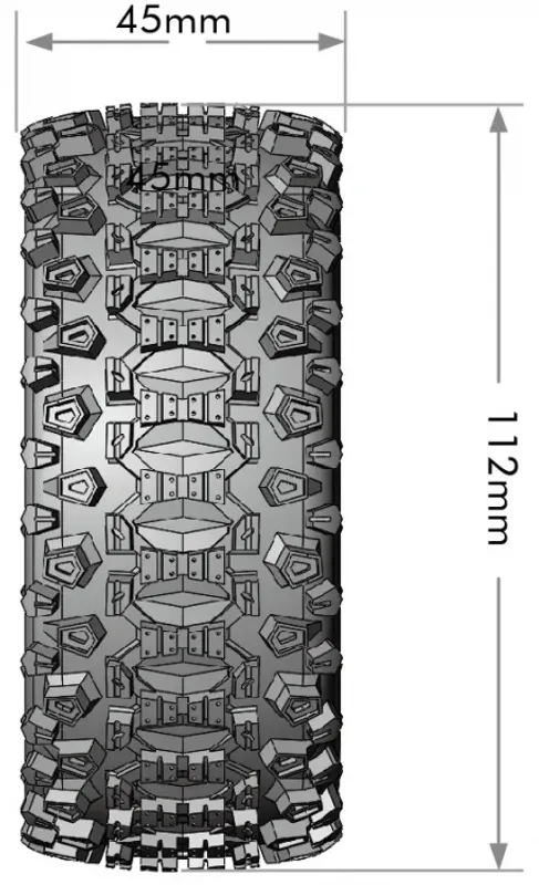 Däck & Fälg SC-UPHILL (Lös Hex 4st) Soft 2st