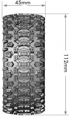 Louise RC Däck & Fälg SC-UPHILL (Lös Hex 4st) Soft – bild 8