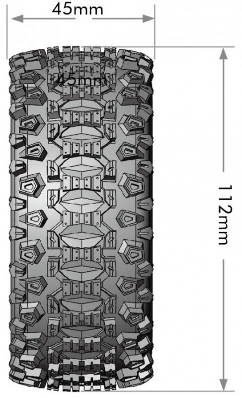 Louise RC Däck & Fälg SC-UPHILL (Lös Hex 4st) Soft – bild 8