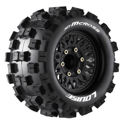 Louise RC Däck & Fälg MT-MCROSS 1/10 Soft (Lös 12, 14 & 17mm Hex) (2) – bild 1