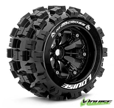 Louise RC Däck & Fälg MT-MCROSS 3,8" Svart 0-offset (2) – bild 1